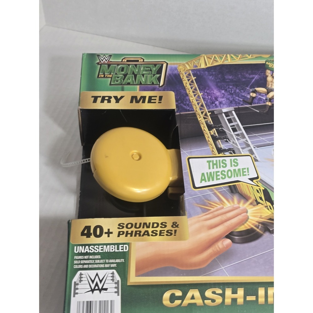 WWE Money in the Bank Cash-In Ring Playset W/2 Play Modes & 40+ Sounds - Picture 5 of 5